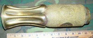 Ww1 Trench Art,  75mm Shell Casing,  1913 Dated