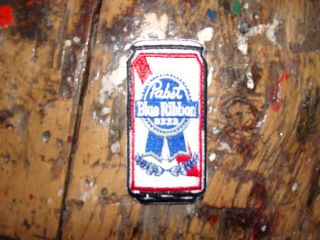 Pabst Blue Ribbon Milwaukee American Brewery Red White & Blue Beer Can Patch