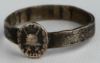 Gott Mit Uns Ww1 German Helmet Ring Swords Imperial German Army Wwi Wound Badge