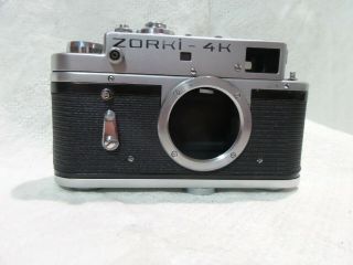 Zorki 4k 4 K (ivk) Vintage Russian Leica M39 Mount Camera Body Only 8619