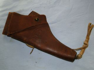 Wwi Leather Holster For U.  S.  Colt M1917 - Stamped G&k 1918 A.  G.