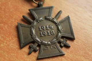 The Honour Cross Of The World War 1914/1918 G&s