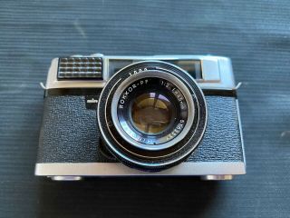 Vintage Minolta AL Rangefinder Camera Rokkor - PF 1:2 f=45mm Lens W/ Case & Handle 2