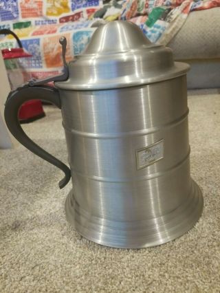 Vintage Schlitz Beer Stein Mug Bucket Cooler Tankard Aluminum Lined 1960s Italy