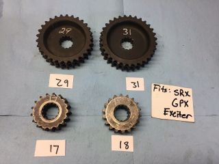 17 18 29 31 Gears Vintage Yamaha Fits Srx Gpx Exciter 433 340 440 338 Ss