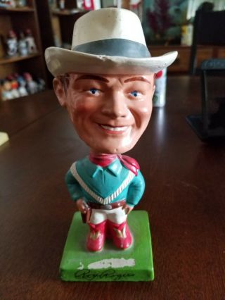 Vintage 1962 Roy Rogers Bobblehead - See Photos For - Estate