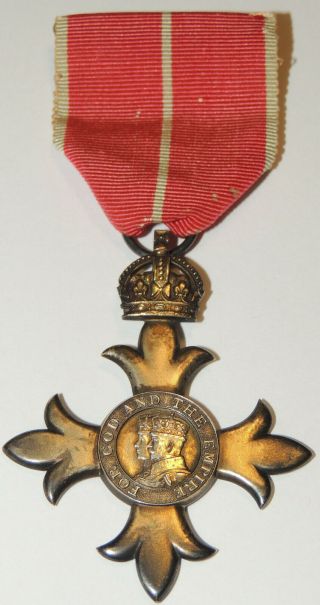 British Canadian Ww1 Ww2 Obe Order Of The British Empire Medal Military 2nd Type