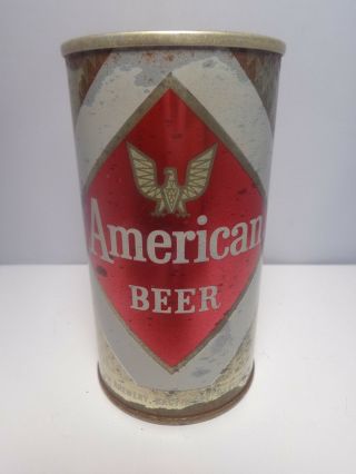 American Straight Steel Pull Tab Beer Can 33 - 20 Baltimore,  Maryland