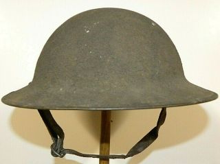 Ww1 M1917 U.  S.  Helmet,  With Chin Strap And Liner