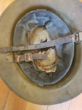 World War 1 Steel Helmet With Chinstrap Doughboy/ Brodie Style 3