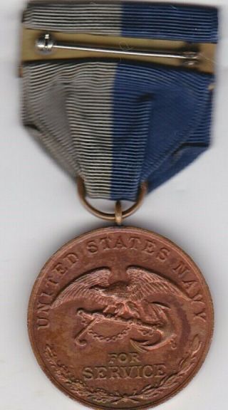 US Navy Civil War Campaign Service Medal NOT numbered 2