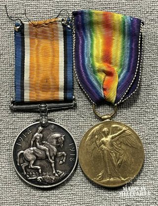 Ww1 Cef,  War And Victory Medal,  Sjt.  G.  Williamson,  46th Battalion (inv25062)