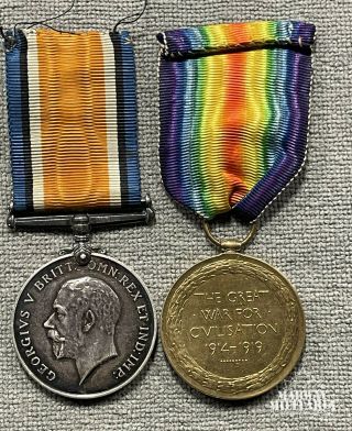 WW1 CEF,  War and Victory Medal,  SJT.  G.  WILLIAMSON,  46th Battalion (Inv25062) 2