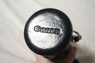 Vtg Canon FD 135mm F3.  5 Lens with Canon Case and caps 2