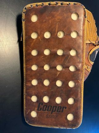 Vintage Cooper Gm12 Senior Goalie Blocker.  Only Blocker