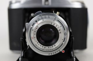 Vintage Agfa Isolette II Folding Camera / Apotar f4.  5 85mm Lens Germany 3