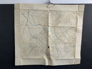 Ww1 German Military Map,  Janshoek Belgium,  1917,  Hand - Drawn Trench Lines