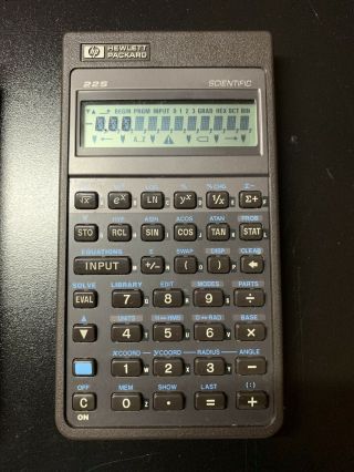 Vintage Hewlett - Packard HP 22S Scientific Calculator With Case 2