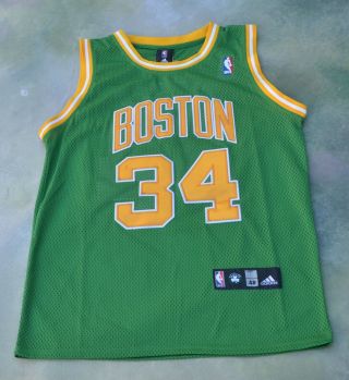 Vintage Adidas Nba Boston Celtics Paul Pierce 34 Jersey Size 48.