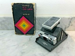 Vintage Camera Polaroid Sx - 70 Land Camera Alpha