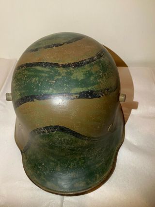 Ww1 German Camo Helmet Q66 Camouflage R553