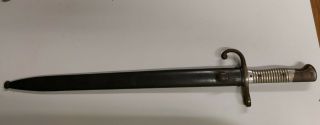 Weyersburg Solingen Germany Made M1891 Argentine Mauser Bayonet And Sheath