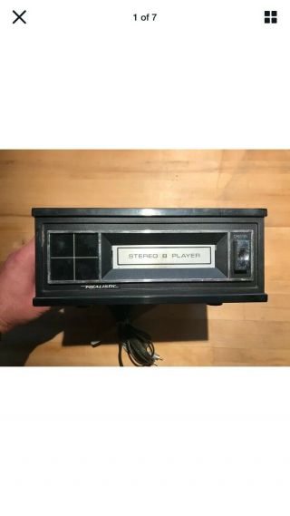 Vintage Realistic Stereo 8 - Track Player Model Tr - 167a