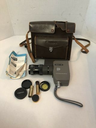 Canon Zoom 8 Vintage 8mm Movie Camera With Case - 2