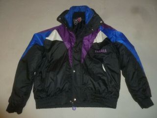 Vintage Yamaha Sportswear Snow Ski Snowboard Purple Blue Jacket Size Xl Mens