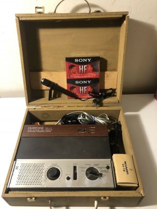 Vintage Radio Shack Duofone Tad - 111c Dual Cassette Telephone Answering System