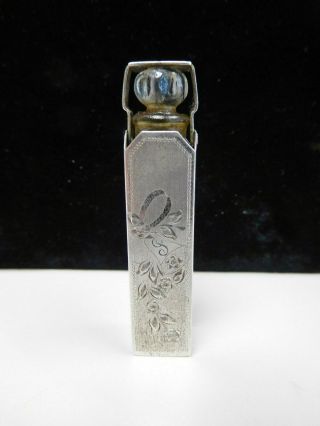 Vintage Wells Sterling Silver Jewelry Perfume Bottle Holder (21628 - Silver - Os)