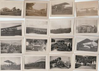 WWI Soldier ' s Photo Archive - 3rd Aviation Airplanes 1918 Issoudun France 6