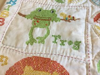 Crib Quilt,  Cross Stitch Embroidery,  Animals,  Leaves,  Little Explorer,  Zebra 2