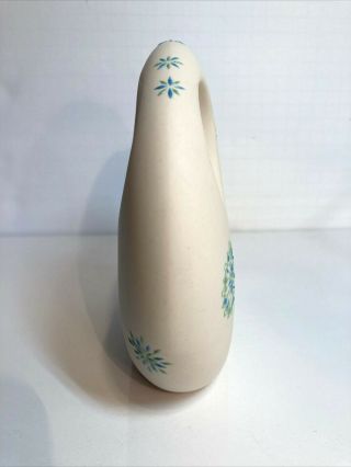 Javier Servin Handpainted Vase Blue Green Mexico 2
