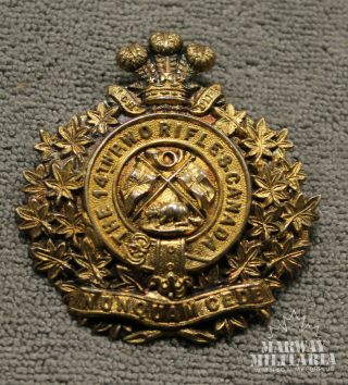 1907 Era,  14th Princess Of Wales Own Rifles Officer 