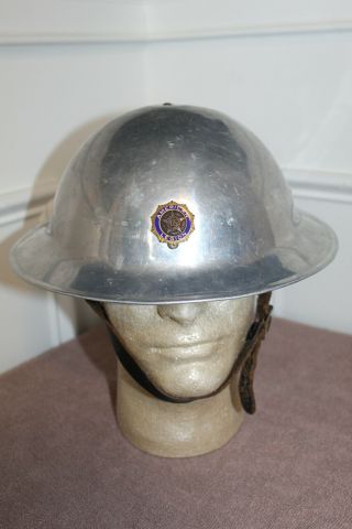 Ww1 U.  S.  Army Veterans American Legion Parade Helmet W/full Liner/strap