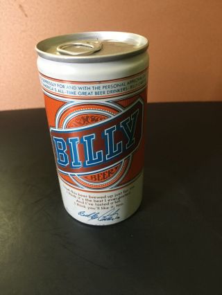 Billy Carter Beer Can Pearl Brewing Company San Antonio Texas.  Empty