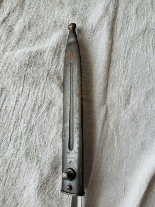 Unique Vintage Swedish 1896 Scabbard For Mauser Bayonet