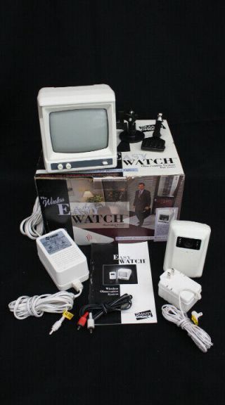 Vintage Ultrak Smart Choice Wireless Easy Watch Observation System Ccd Camera