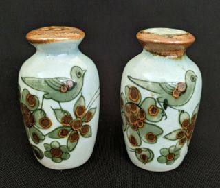 Ken Edwards - Tonala Mexico Pottery - Salt And Pepper Shakers - Signed