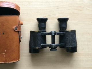 Vintage Carl Zeiss Jena D.  F.  6x German Binoculars