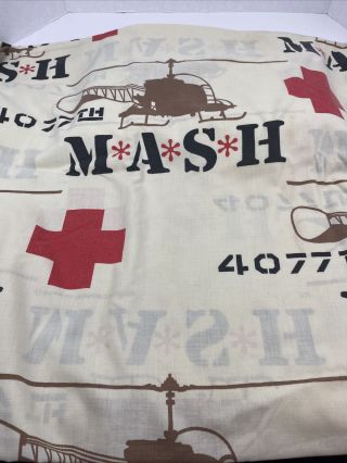 Vintage Mash Sheets Twin Sized Flat And Fitted Sheets 1970 And 1981