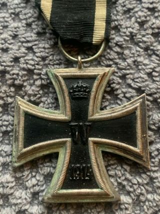 Ww1 German Ekii Iron Cross 2nd Class With Ribbon