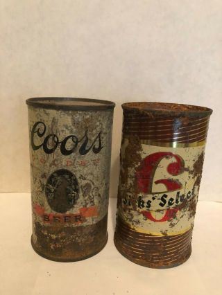 Coors Beer,  Double Aged Irtp And Sick 
