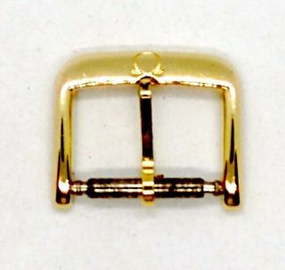 Vintage Omega Gold Plated Watch Buckle 14mm 196.  0316 396.  1016