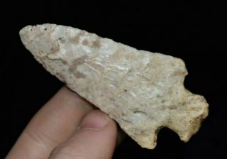 3 1/8 " Hopewell Point Found In Central Illinois Authentic Arrowhead N8