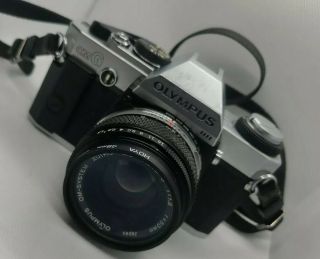 Vintage OLYMPUS OMG 35mm SLR Film Camera w/f/1.  8 50mm Lens, 2