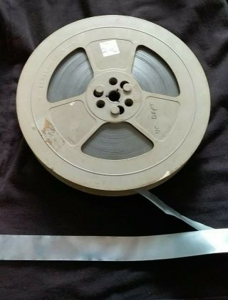 Vintage Computer Punched Paper Tape Reel - Blank - Silver Acetate/mylar Tape 4