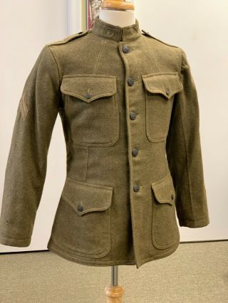 WW1 US Army Doughboy 1918 Wool TUNIC,  38 