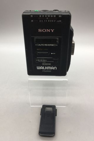Sony Wm - F2068 Vintage Walkman W/mega Bass,  Auto Reverse & Am/fm E30